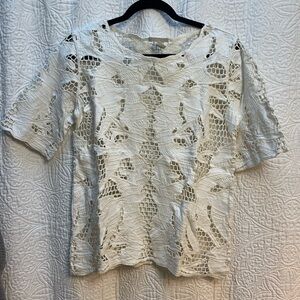 H&M Elegant White Women's Top
